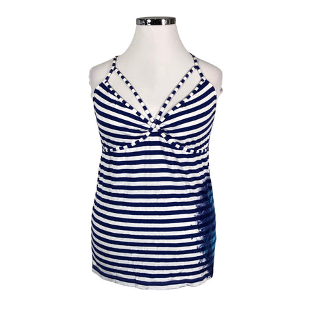 Unisex Bandolera - Tricot tank top, size 44 - Blue ()