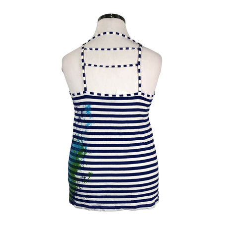 Unisex Bandolera - Tricot tank top, size 44 - Blue (2)