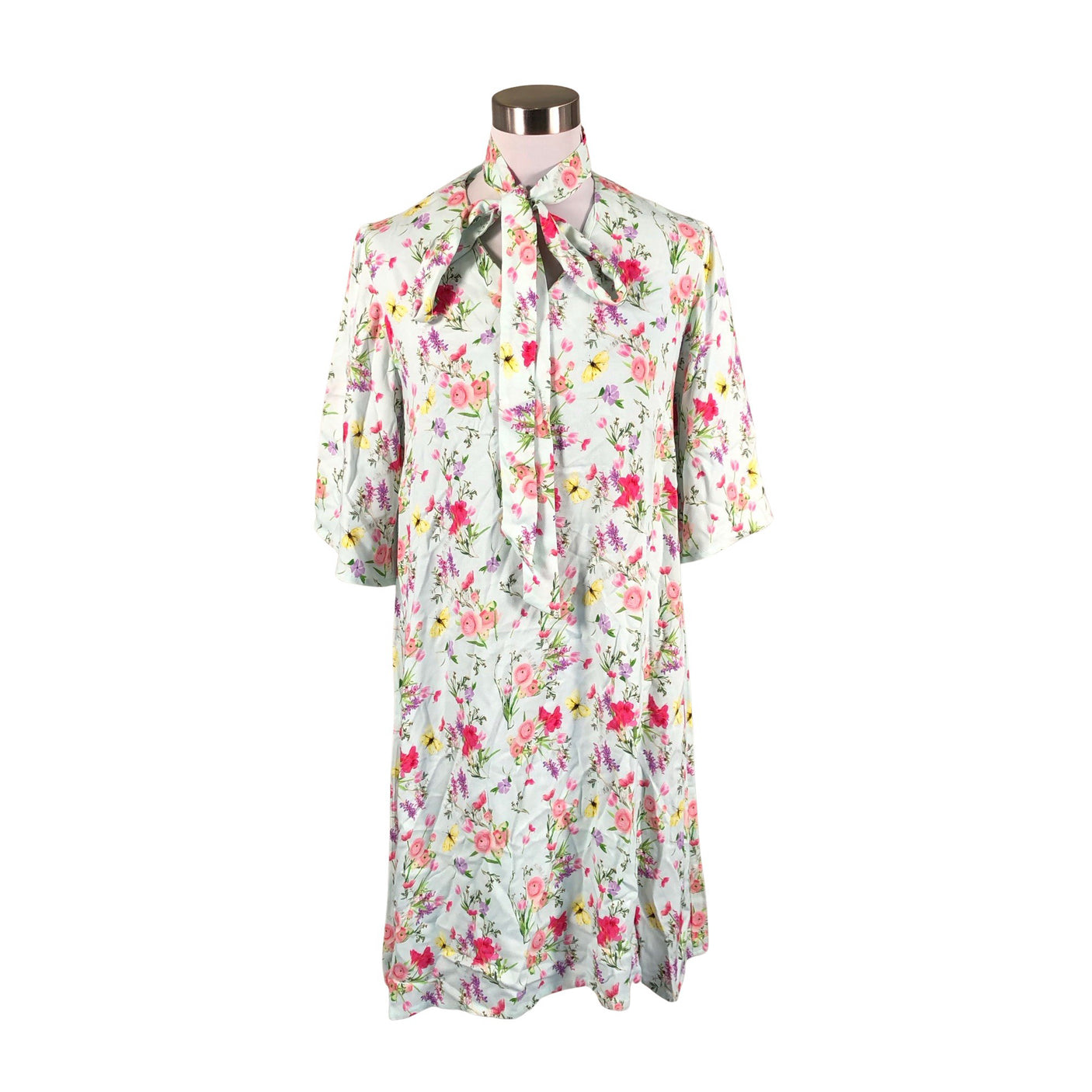 Unisex Televisio Lifestyle Store - Schiffon dress, size 36 - Light blue (1)