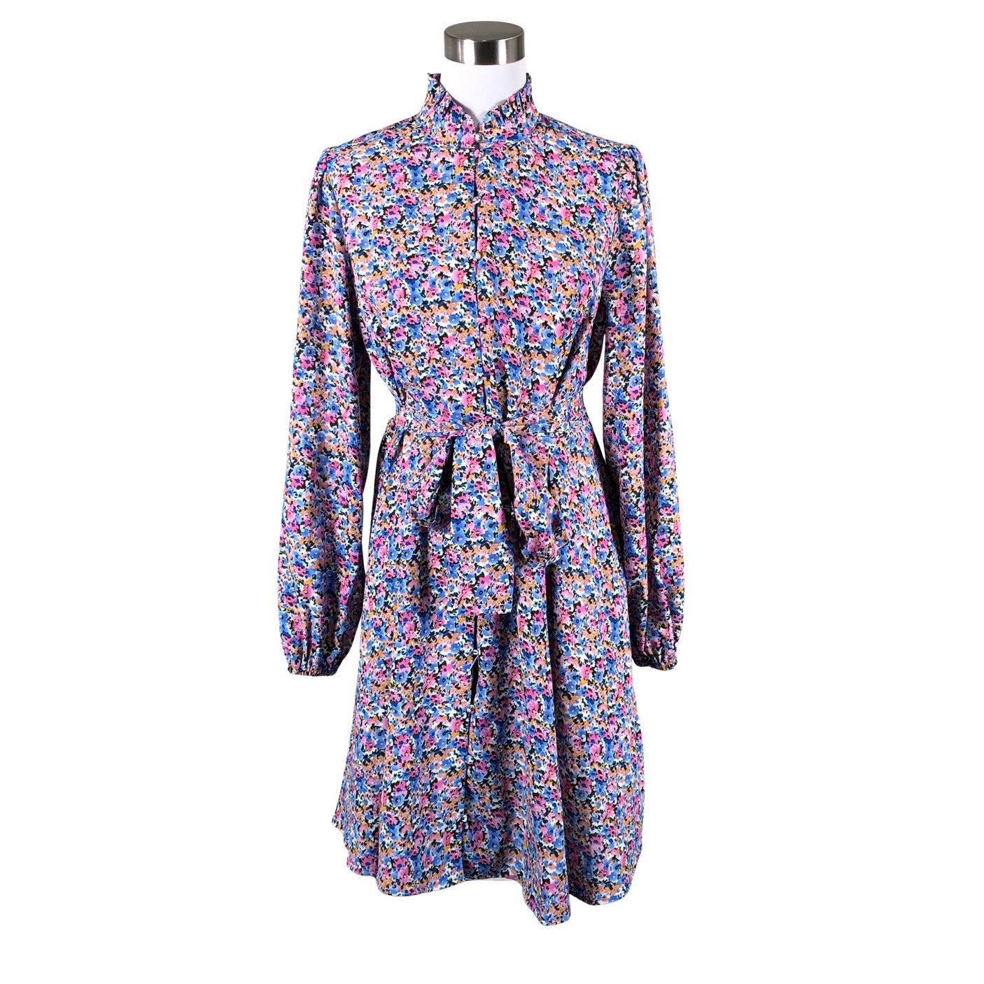 Unisex Selected - Schiffon dress, size 40 - Blue (1)