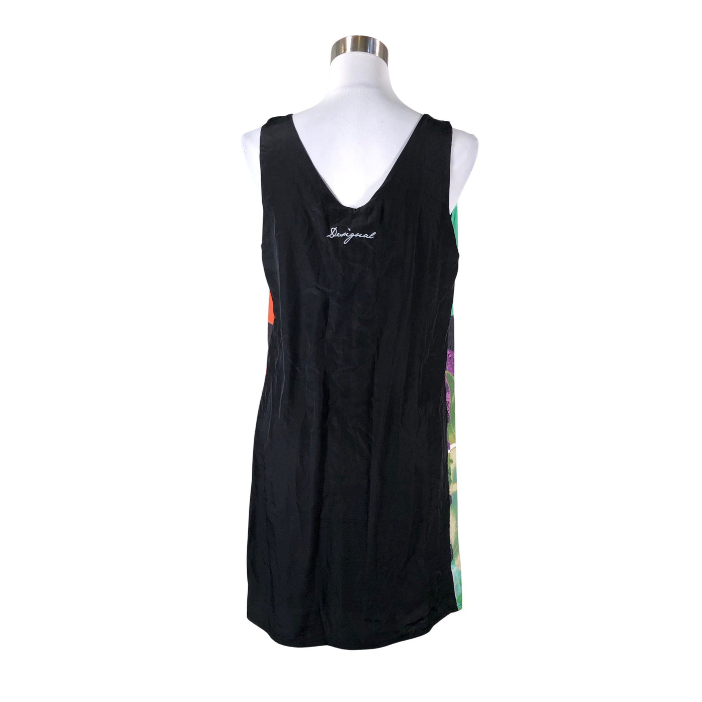 Unisex Desigual - Schiffon dress, size 40 - Green (2)