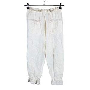 Unisex Bypias - Capri pants, size 36 - Natural white (1)