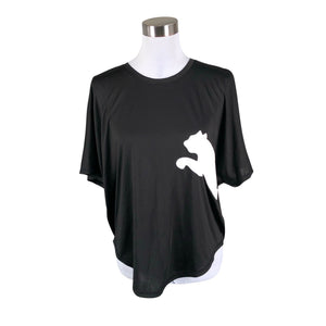 Unisex Puma - Sports shirt, short sleeve, size 38 - Black (1)