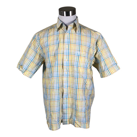 Unisex Casa Moda - Collared shirt, size L - Yellow ()