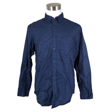 Unisex Lee - Collared shirt, size L - Blue ()
