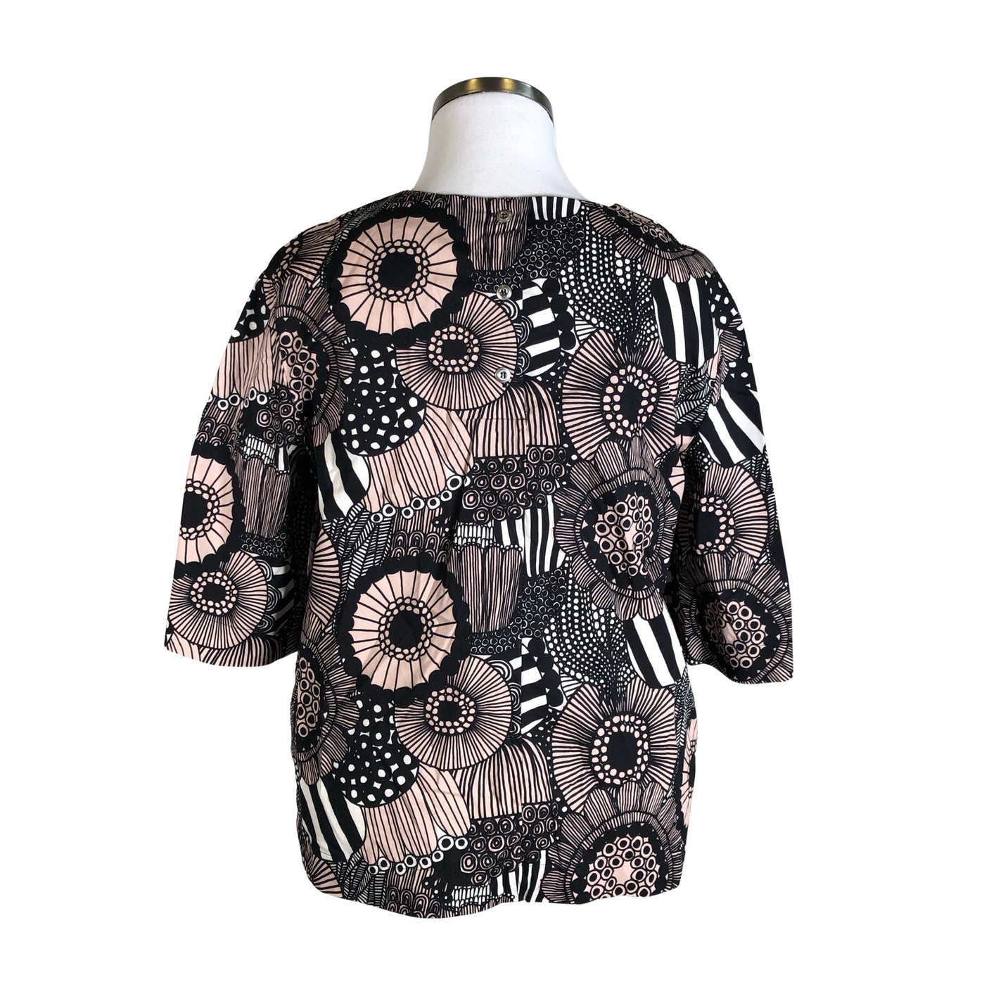 Unisex Marimekko - Short-sleeved blouse, size 42 - Light pink (2)