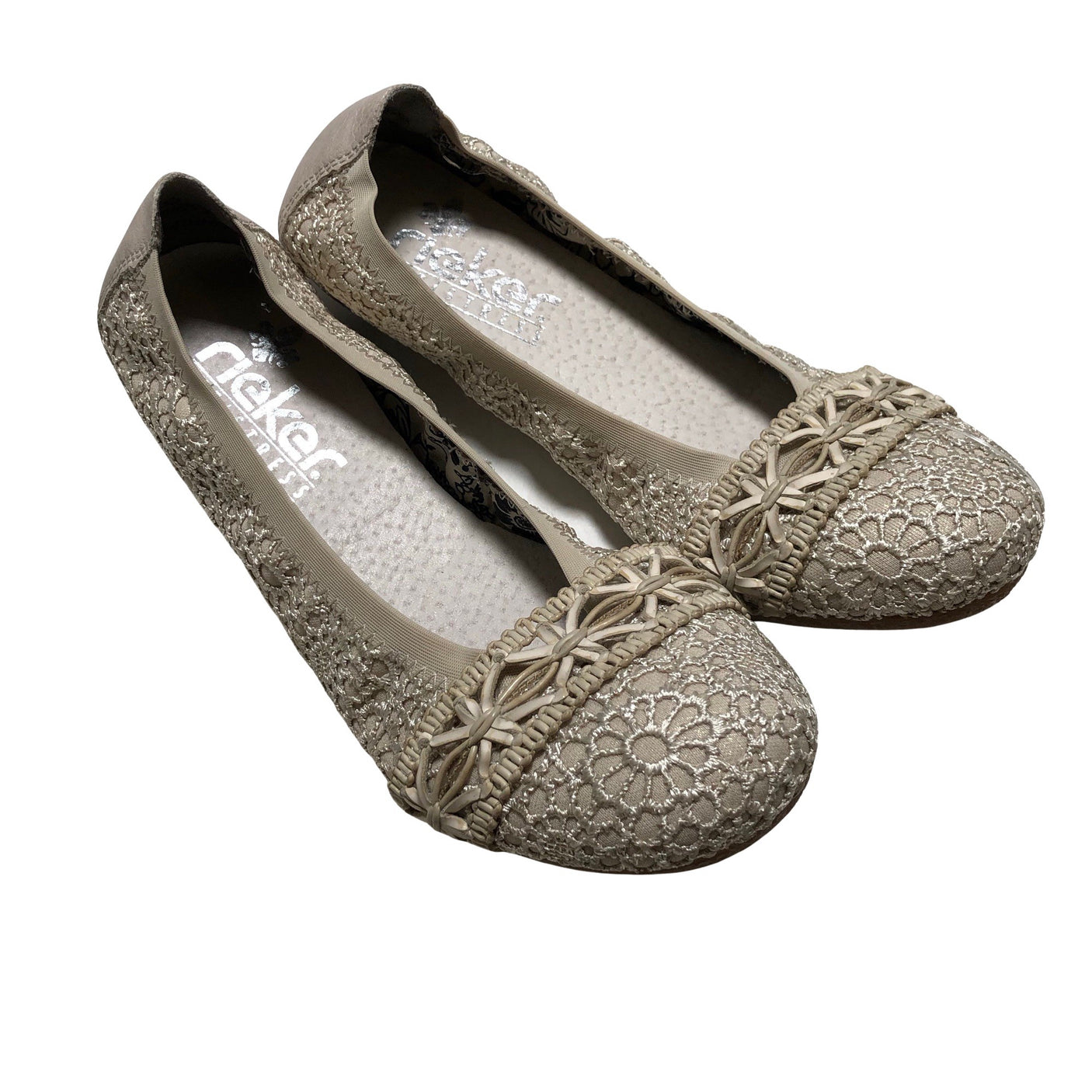 Unisex Rieker - Ballerinas, size 37 - Beige (2)