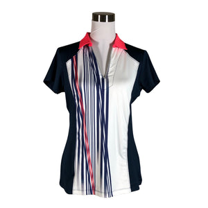 Unisex Annika - Sports shirt, short sleeve, size 38 - Blue (1)