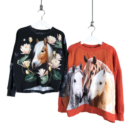 Unisex Molo Kids - Sweatshirt, size 122 - 128 - Orange ()