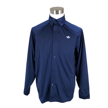 Unisex Adidas - Collared shirt, size M - Blue ()