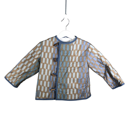 Unisex Handmade - Quilted jacket, size 98 - 104 - Beige ()