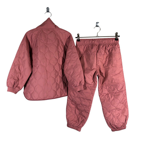 Unisex POMPdeLUX - Spring/Fall jacket and pants set, size 110 - 116 - Light pink (2)