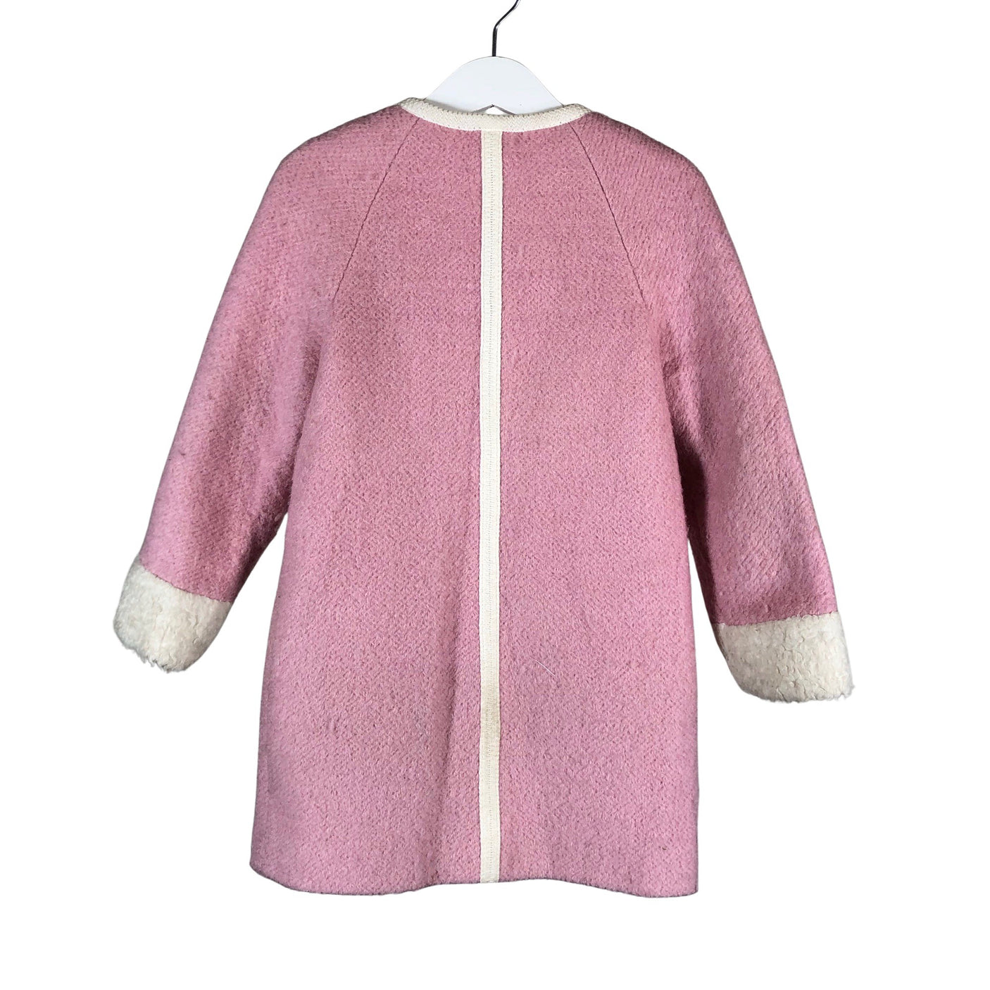 Unisex John Lewis - Wool coat, size 104 - 110 - Light pink (2)