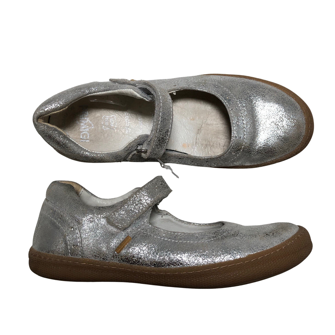 Unisex Primigi - Loafers, size 33 - Silver (1)