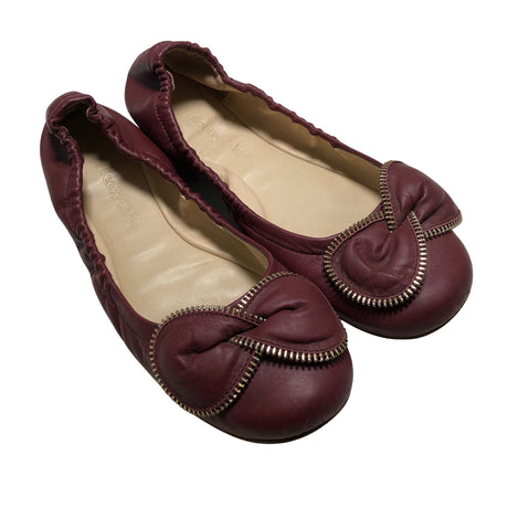 Unisex See by Chloé - Ballerinas, size 39 - Wine red (2)