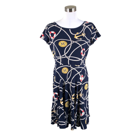 Unisex Lauren Ralph Lauren - Tricot dress, size 40 - Blue ()