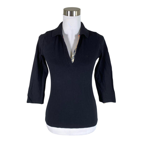 Unisex Burberry - Polo shirt, size 36 - Black ()