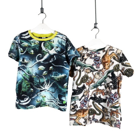 Unisex Molo Kids - T-shirt, size 122 - 128 - White ()