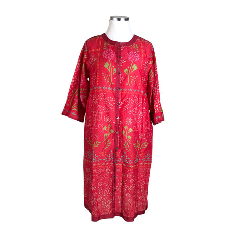 Unisex Gudrun Sjöden - Schiffon dress, size 44 - Red ()