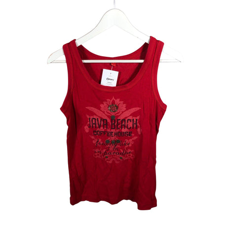 Unisex Esprit - Tricot tank top, size 40 - Red ()