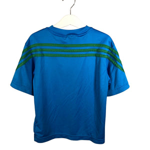 Unisex Adidas - Sports shirt, short sleeve, size 116 - 122 - Blue (2)
