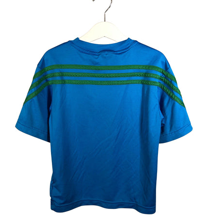 Unisex Adidas - Sports shirt, short sleeve, size 116 - 122 - Blue (2)