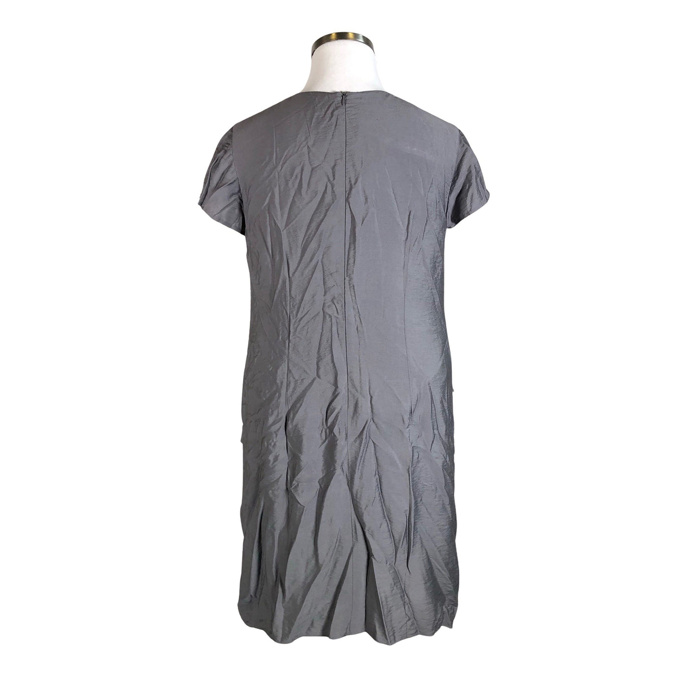 Unisex Gerry Weber - Schiffon dress, size 44 - Gray (2)
