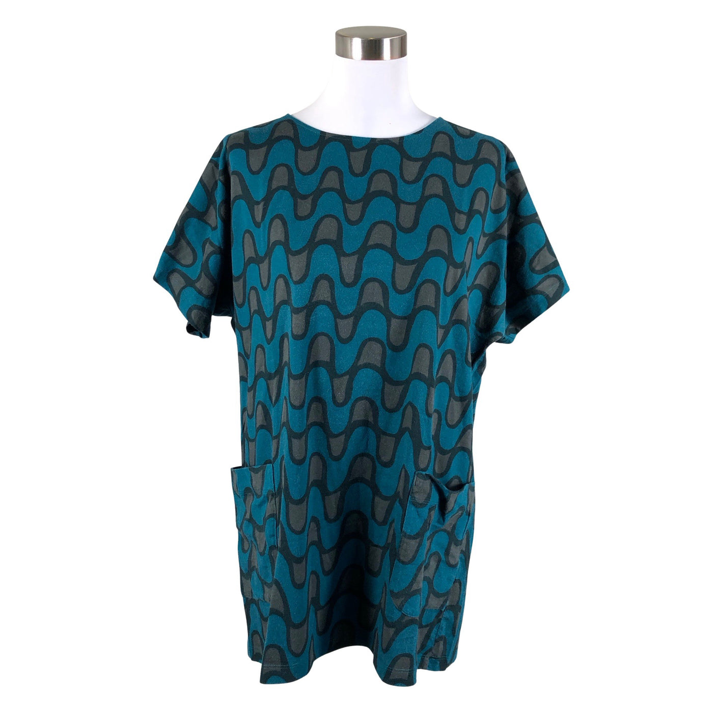 Unisex Marimekko - Tricot tunic, size 34 - Green (1)