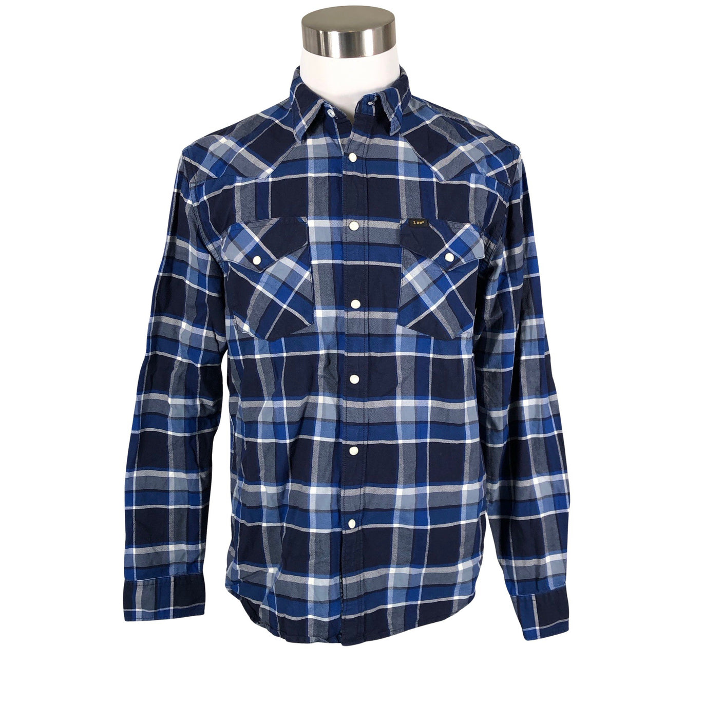Unisex Lee - Collared shirt, size XL - Blue (1)