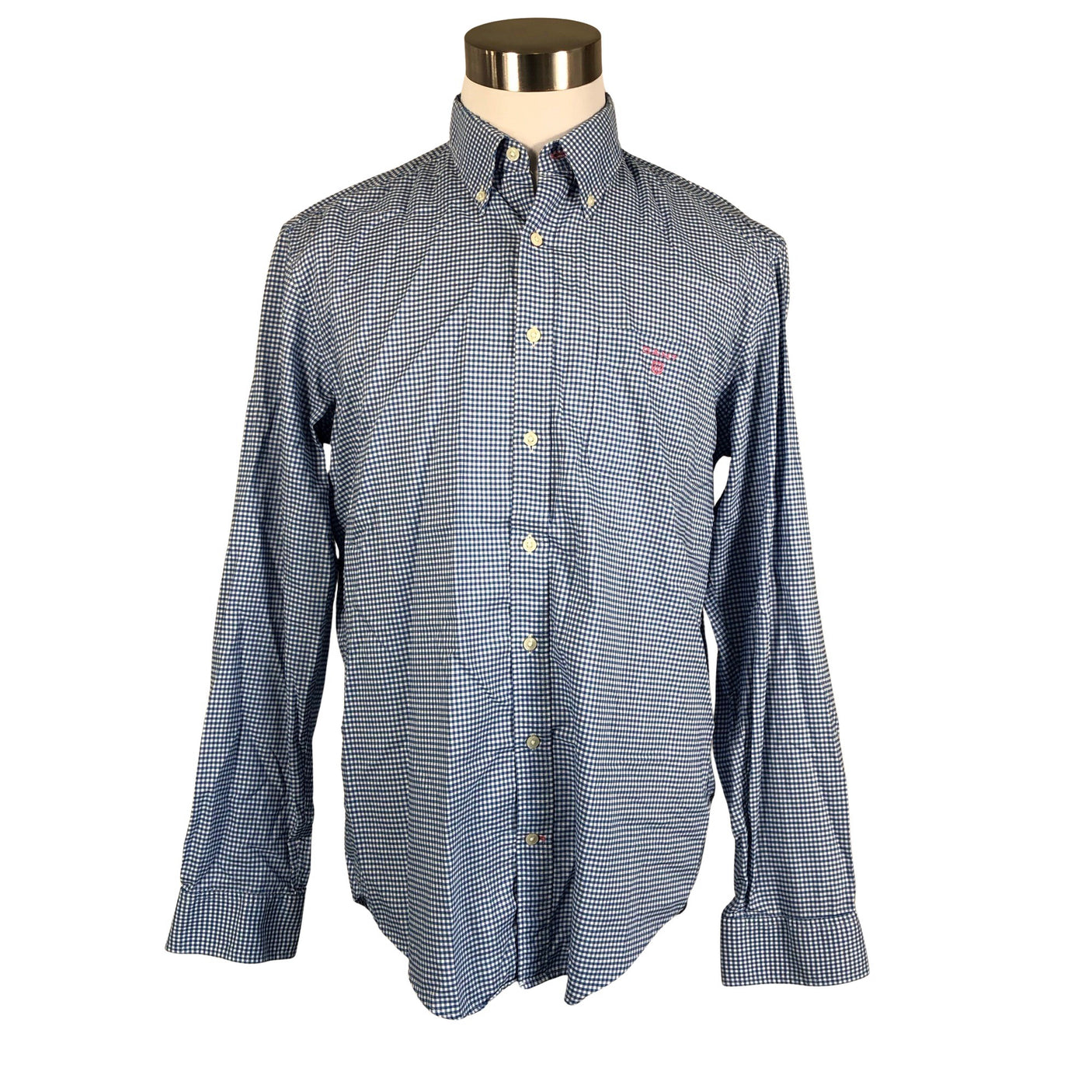 Unisex Gant - Collared shirt, size L - Blue (1)