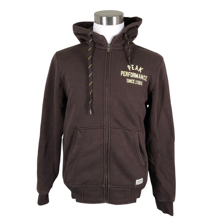 Unisex Peak Performance - Hoodie, size L - Brown ()