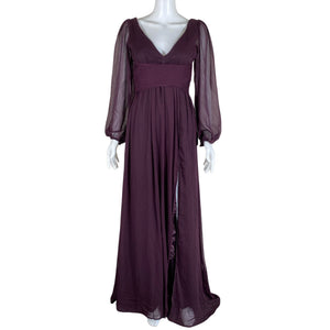 Unisex Lulus - Party dress, size 34 - Violet (1)