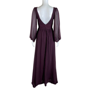 Unisex Lulus - Party dress, size 34 - Violet (2)