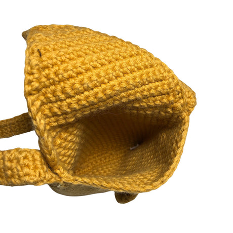 Unisex Handmade - Shoulder bag, size Mini - Yellow (2)