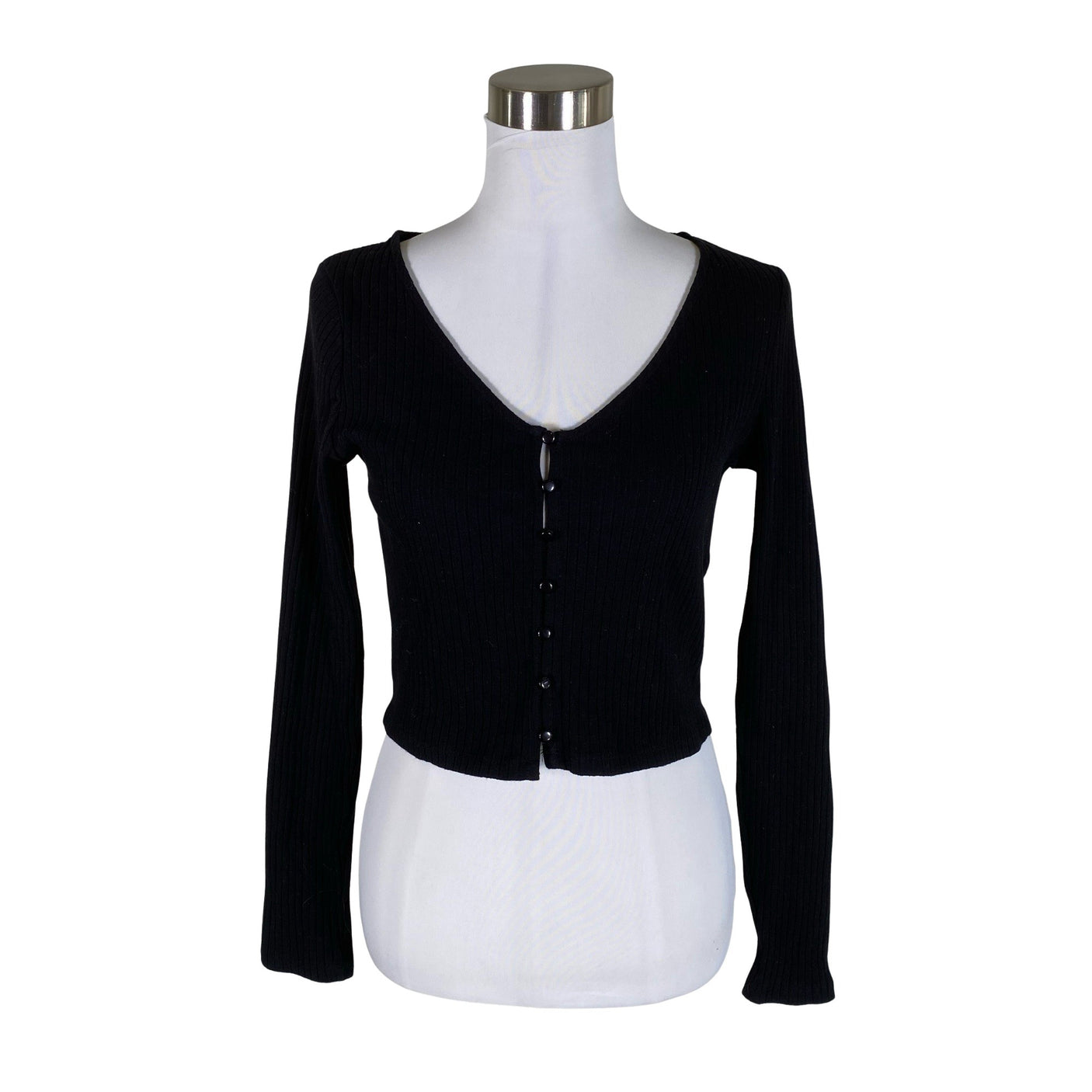 Unisex Lindex - Tricot shirt, size 38 - Black (1)
