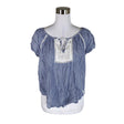 Unisex Abercrombie&Fitch - Short-sleeved blouse, size 34 - Blue ()
