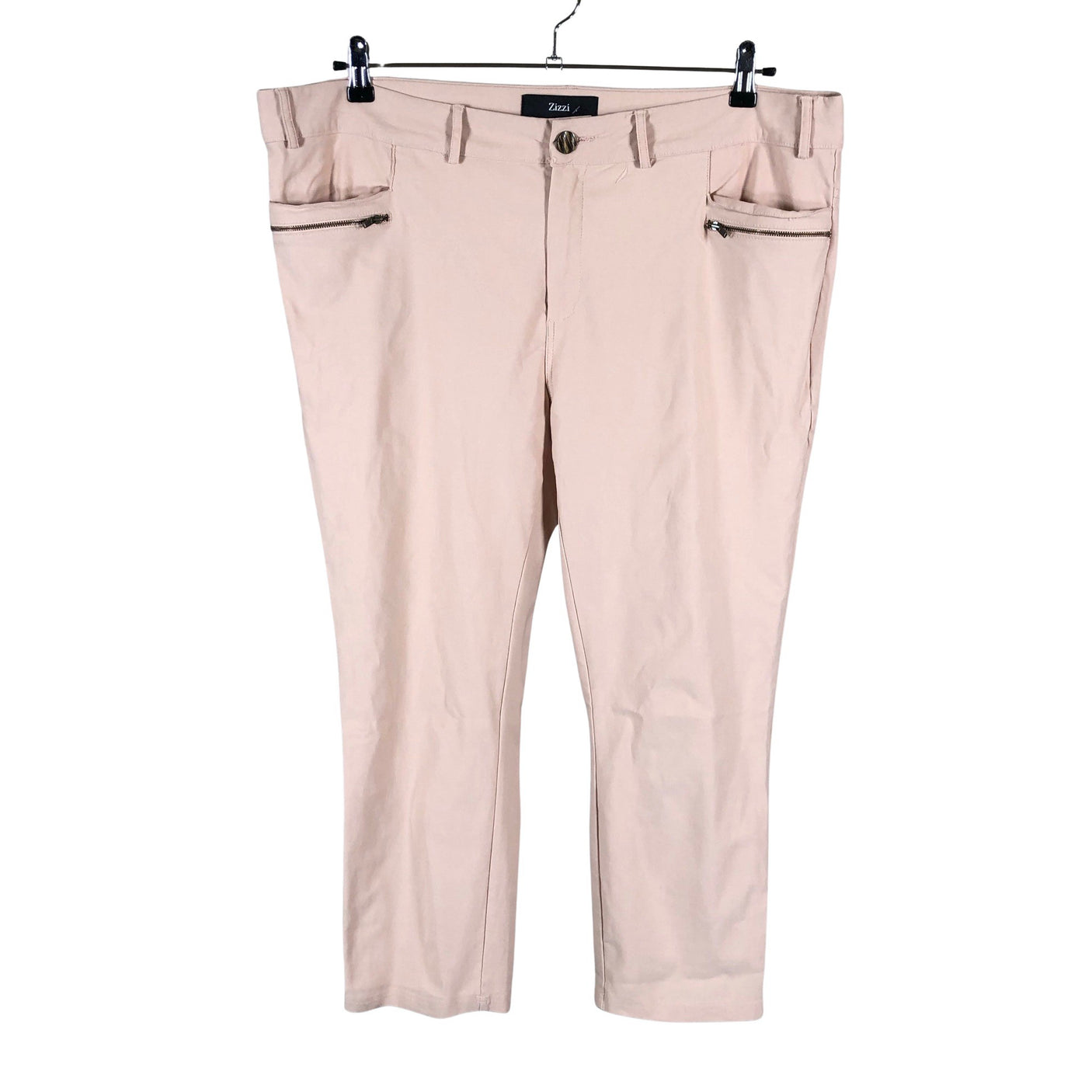 Unisex Zizzi - Capri pants, size 52 - Light pink (1)