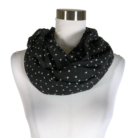 Unisex Esprit - Circle scarf, size Midi - Black ()