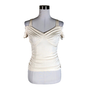 Unisex Guess - Short-sleeved blouse, size 36 - Natural white (1)