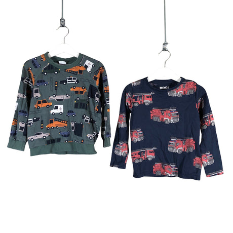 Unisex Polarn O. Pyret - Sweatshirt, size 104 - 110 - Blue ()