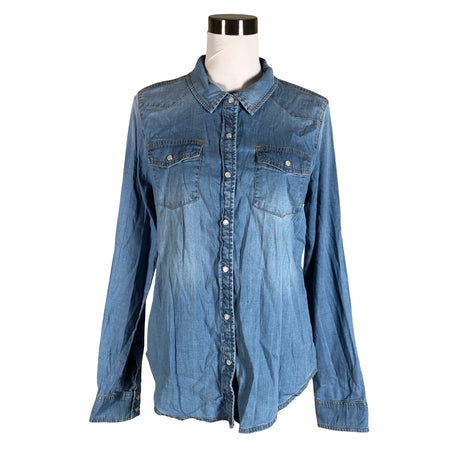 Unisex Guess - Denim shirt, size 40 - Light blue ()