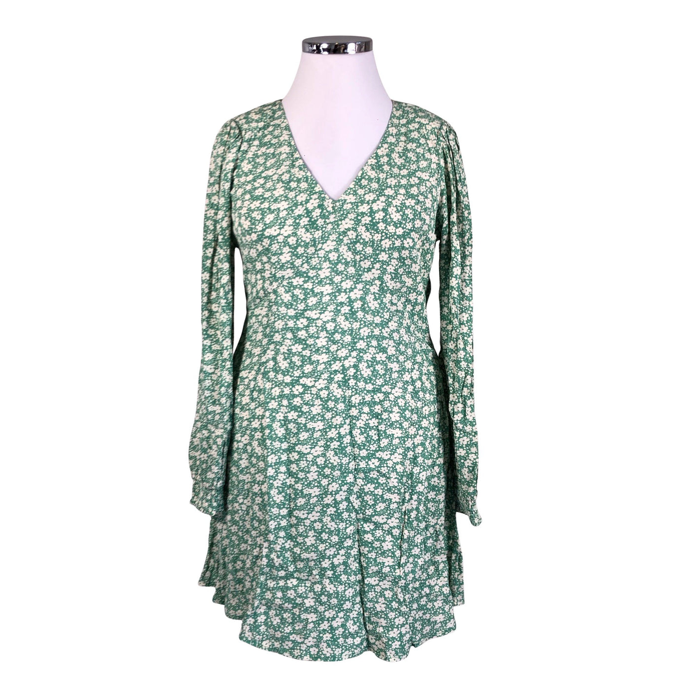 Unisex BZR - Schiffon dress, size 42 - Green (1)