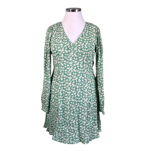 Unisex BZR - Schiffon dress, size 42 - Green (1)