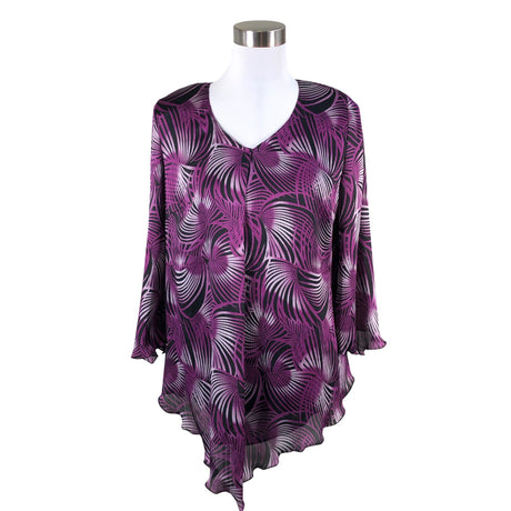Unisex Shenina - Schiffon tunic, size 40 - Violet ()
