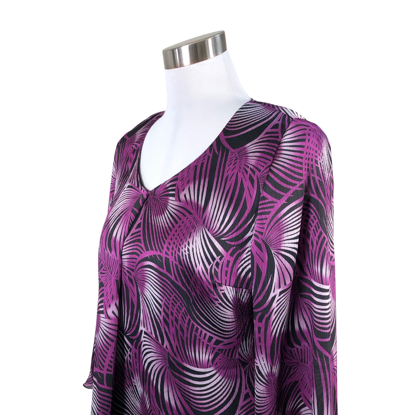 Unisex Shenina - Schiffon tunic, size 40 - Violet (2)