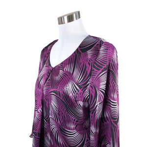 Unisex Shenina - Schiffon tunic, size 40 - Violet (2)