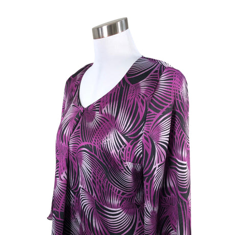 Unisex Shenina - Schiffon tunic, size 40 - Violet (2)