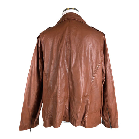 Unisex Sara Lindholm - Leather jacket, size 56 - Brown (2)