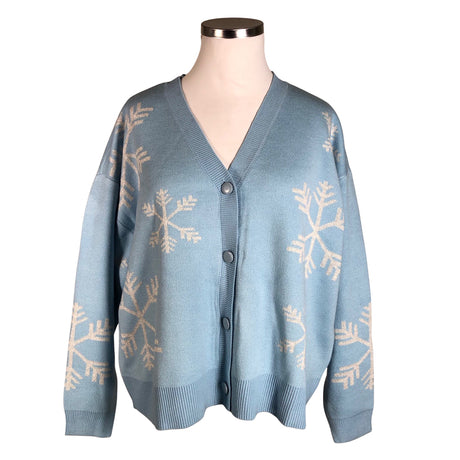Unisex Zizzi - Cardigan, size 46 - Light blue ()