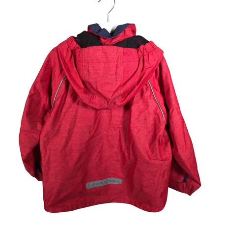 Unisex Polarn O. Pyret - Spring/Fall jacket, size 110 - 116 - Red (2)